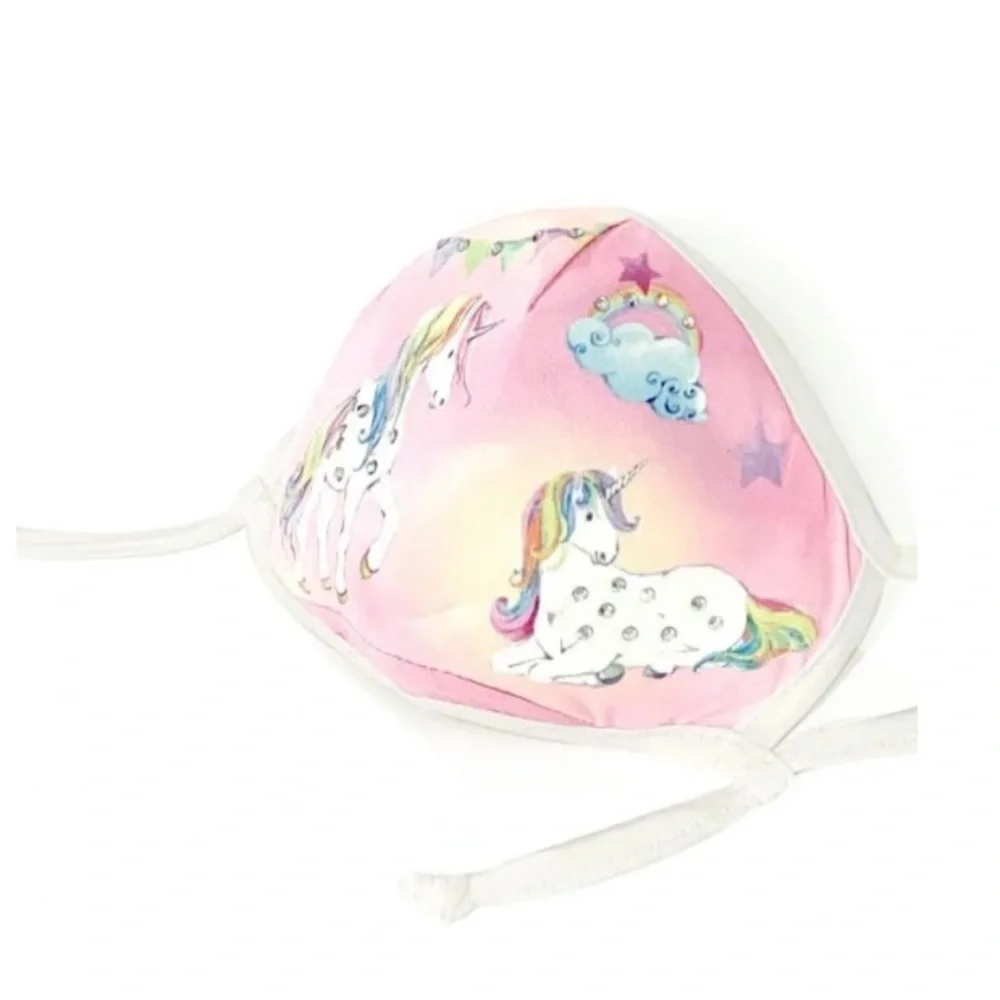 (NWT) Baby Sara - unicorn print face mask